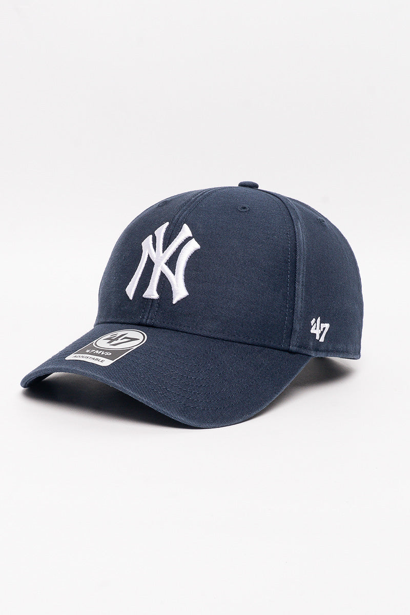 Casquette MLB New York Yankees ’47 Brand – MVP Wool Blend – Bleu Marine – Adjustable
