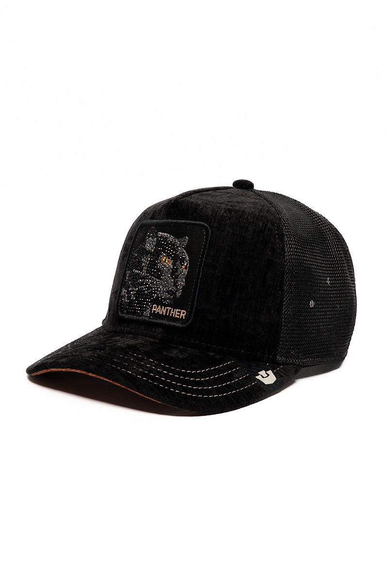 Iced Panther Jewel Tones Trucker Cap
