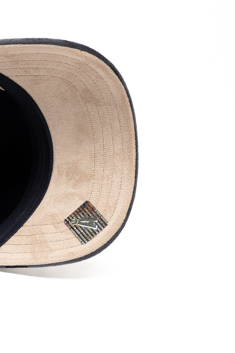 Suede Velour Lion Trucker Cap