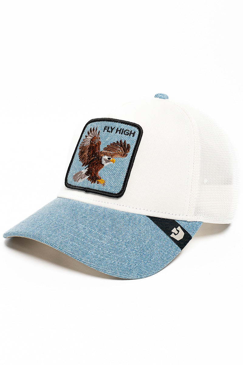 Fly High Trucker Denim Cap