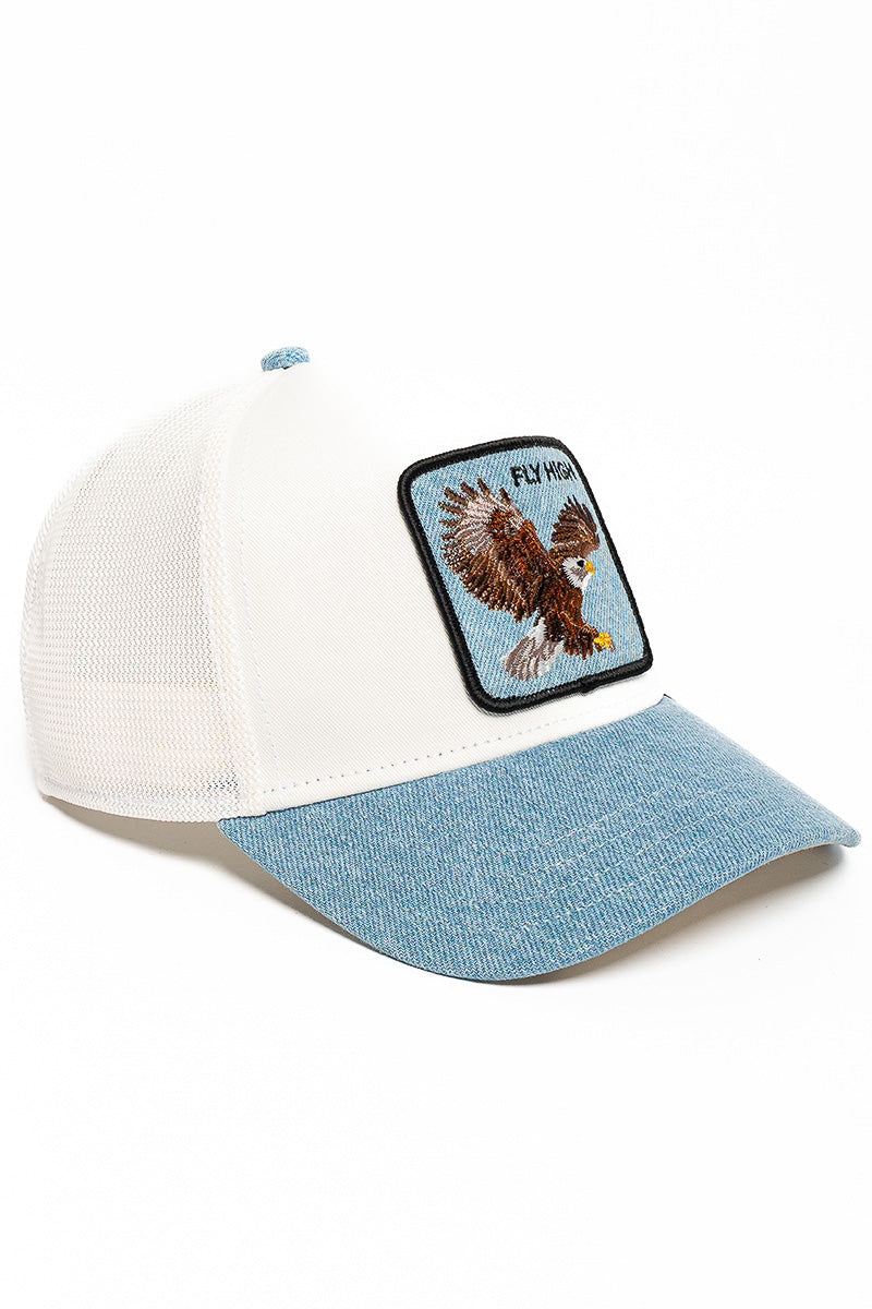 Fly High Trucker Denim Cap