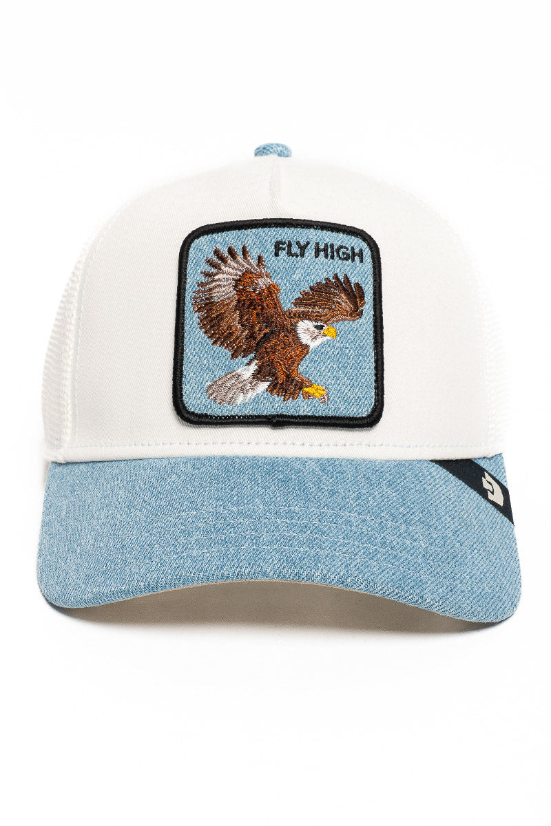 Fly High Trucker Denim Cap