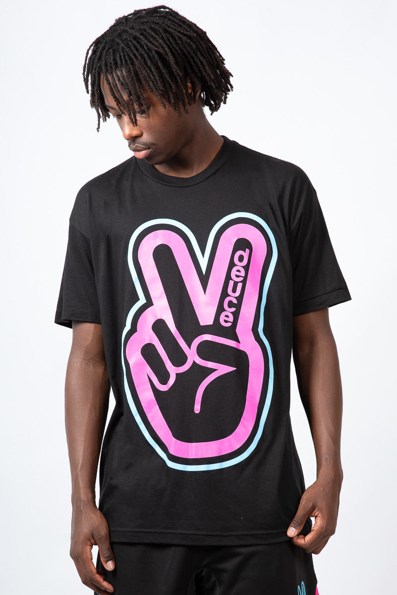 Miami Vice Peace Deuce Brand Tee - Mens