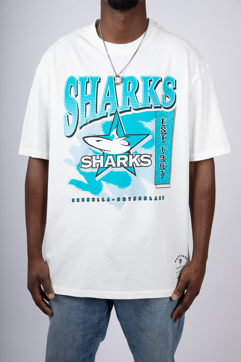 Cronulla Sharks NRL Brush Off Tee