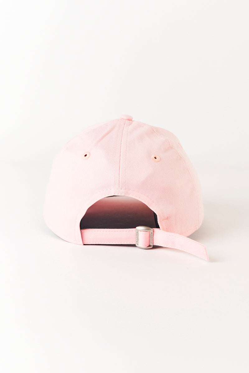 Core 9Forty Strapback Cap- Womens Pink/White - Womens