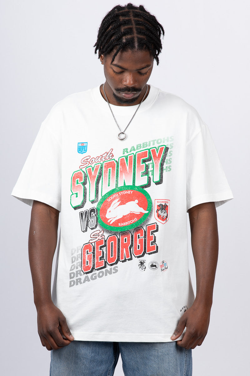 South Sydney Rabbitohs NRL 1971 Grand Final Clash Tee - Mens