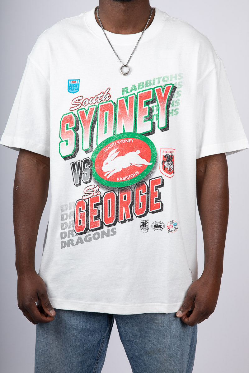 South Sydney Rabbitohs NRL 1971 Grand Final Clash Tee - Mens