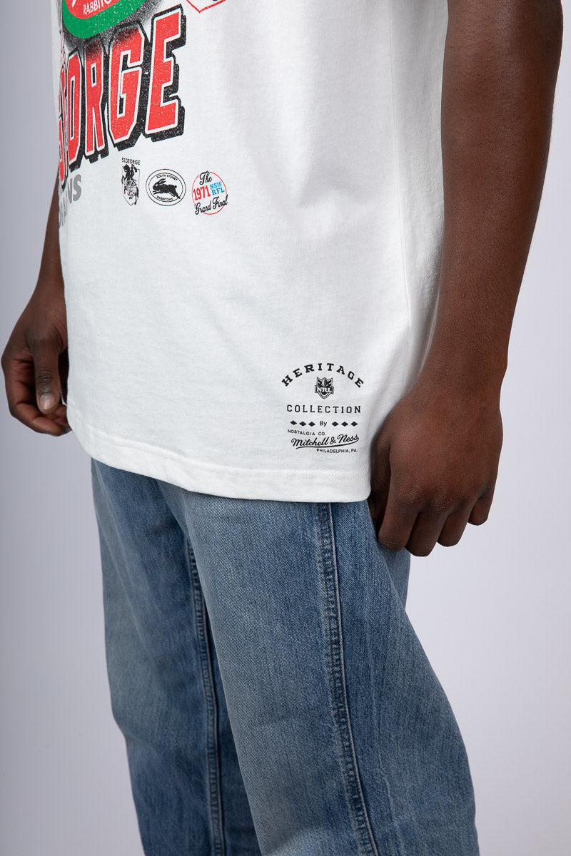 South Sydney Rabbitohs NRL 1971 Grand Final Clash Tee - Mens