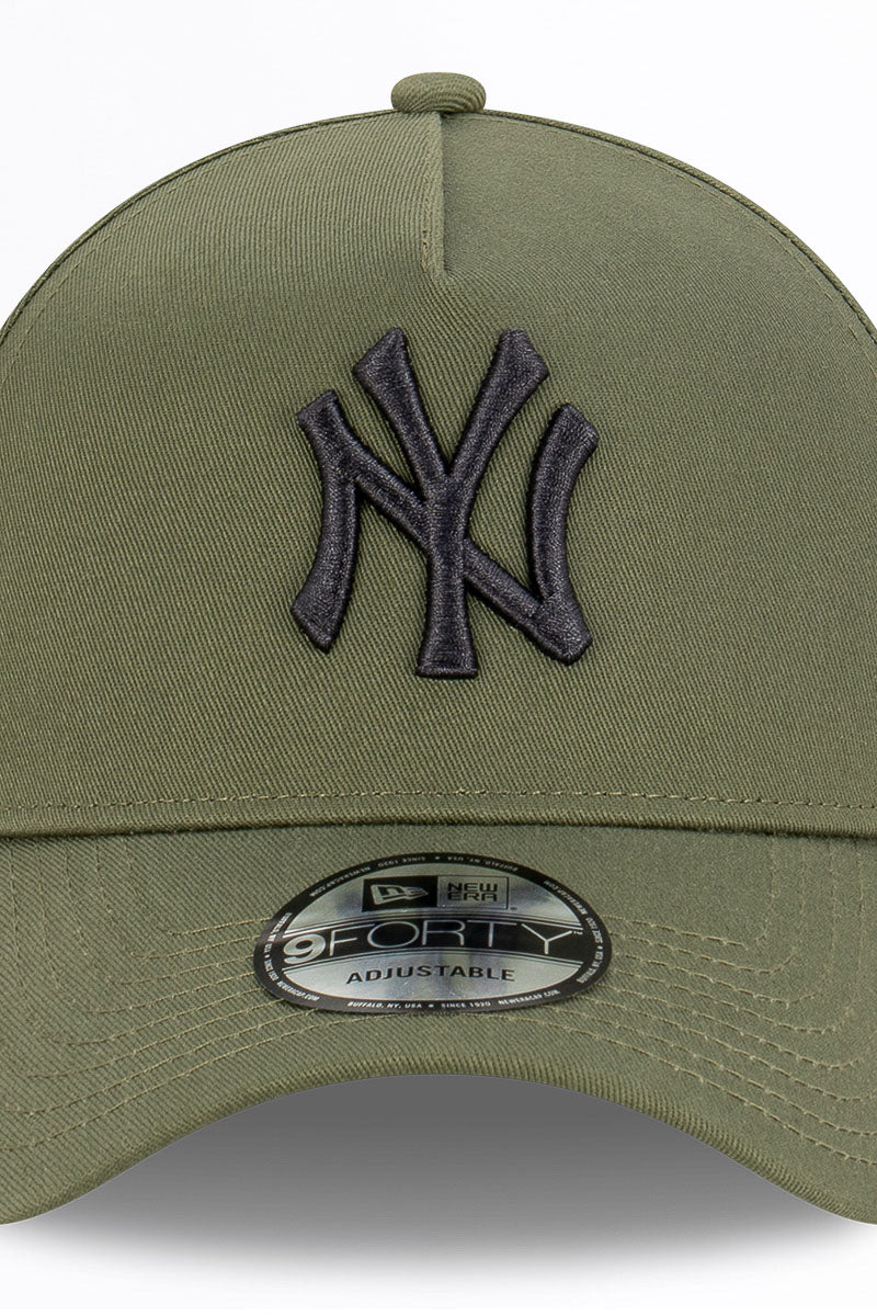 NY Yankees New Olive 9Forty A-Frame Snapback - Womens