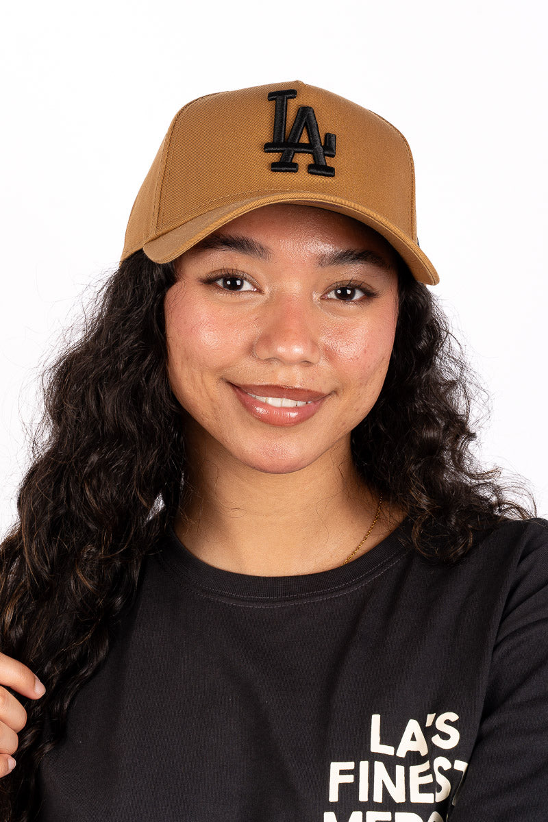 LA Dodgers Wheat 9Forty A-Frame Snapback - Womens
