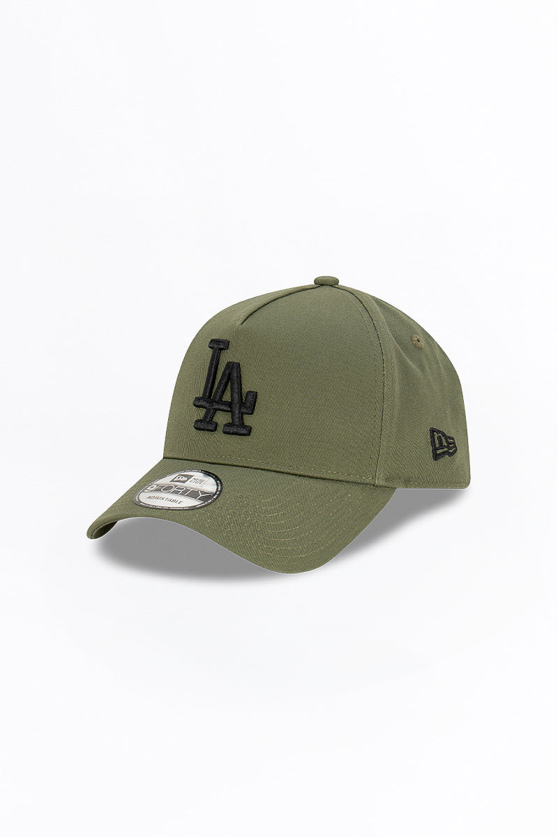 LA Dodgers New Olive 9Forty A-Frame Snapback - Womens