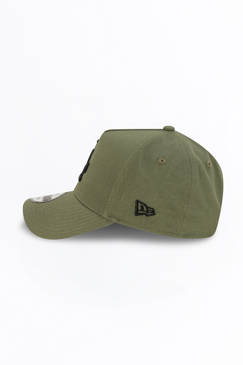 LA Dodgers New Olive 9Forty A-Frame Snapback - Womens
