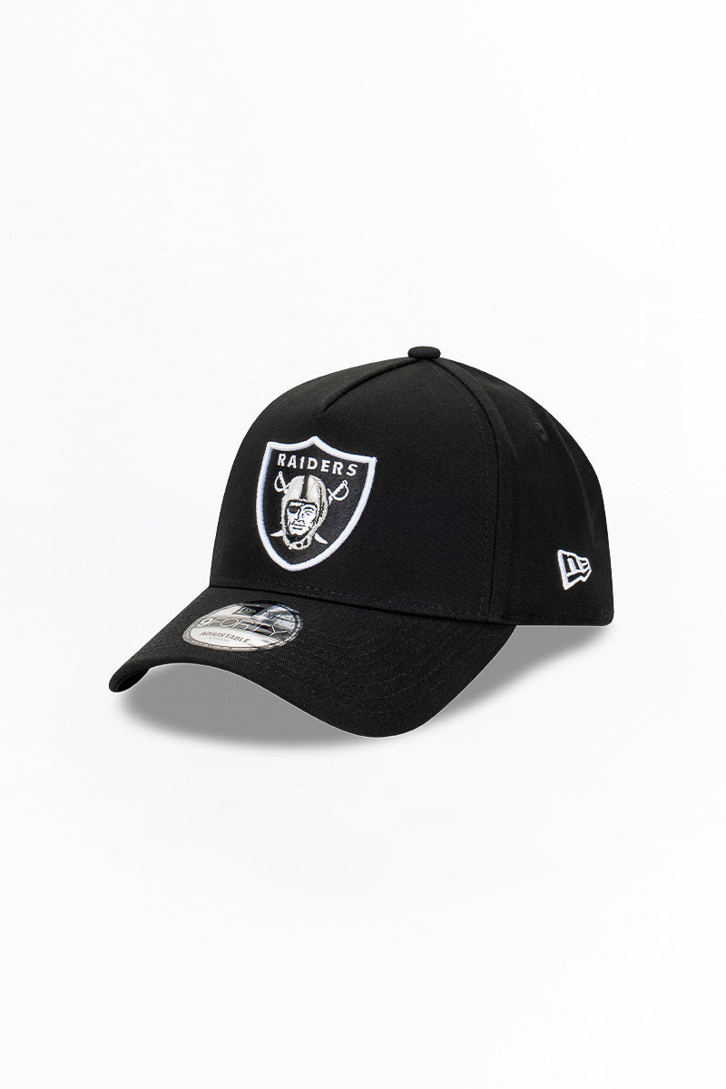 Las Vegas Raiders Core Black 9Forty A-Frame Snapback - Mens