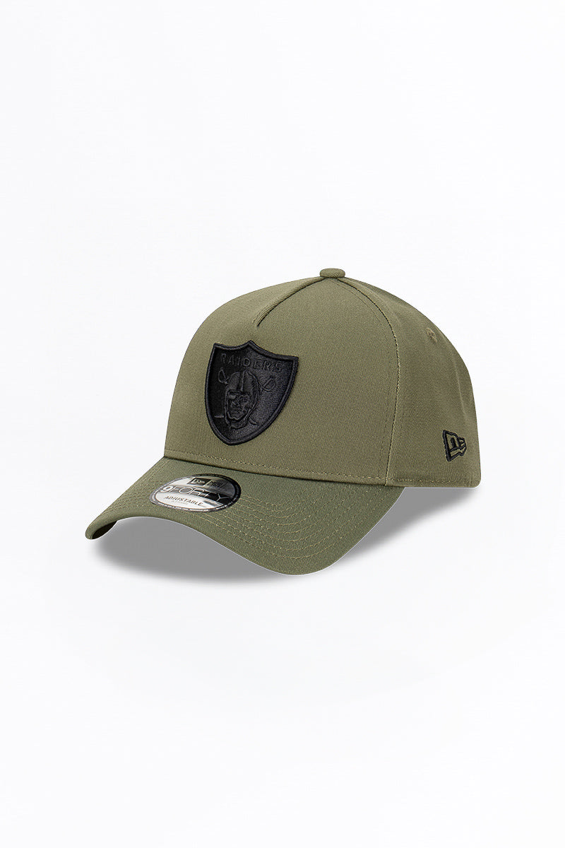 Las Vegas Raidres New Olive 9Forty A-Frame Snapback - Mens