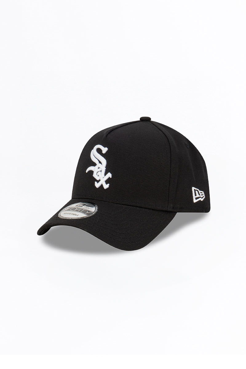 Chicago White Sox Core Black 9Forty A-Frame Snapback - Mens