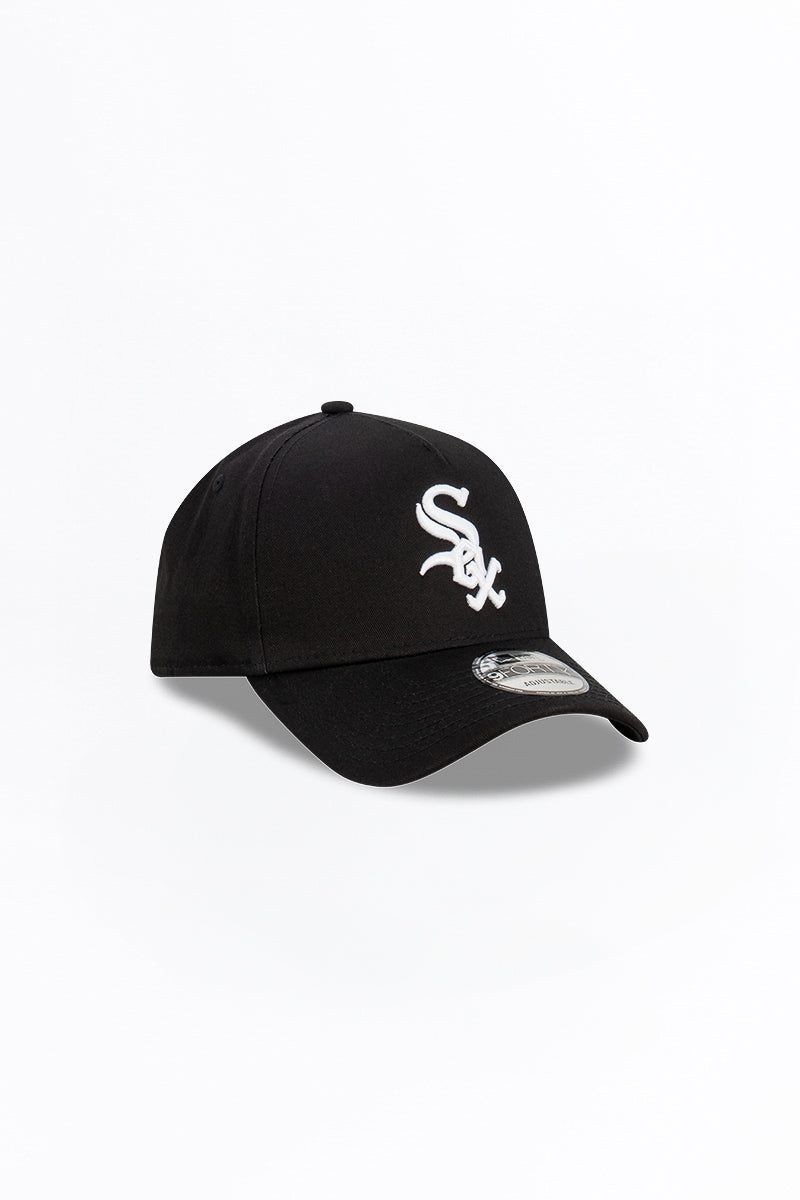 Chicago White Sox Core Black 9Forty A-Frame Snapback - Mens