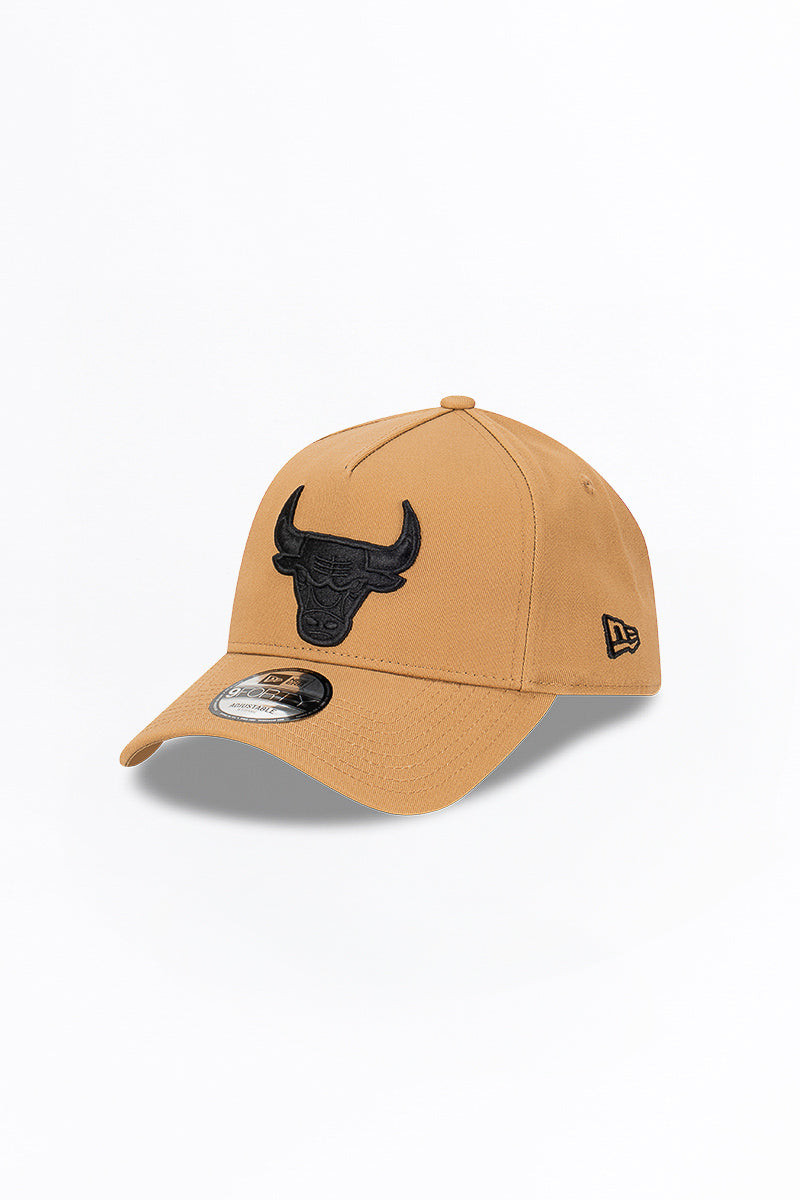Chicago Bulls Wheat 9Forty A-Frame Snapback - Mens