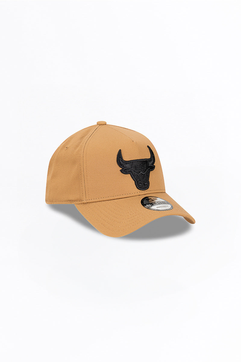 Chicago Bulls Wheat 9Forty A-Frame Snapback - Mens
