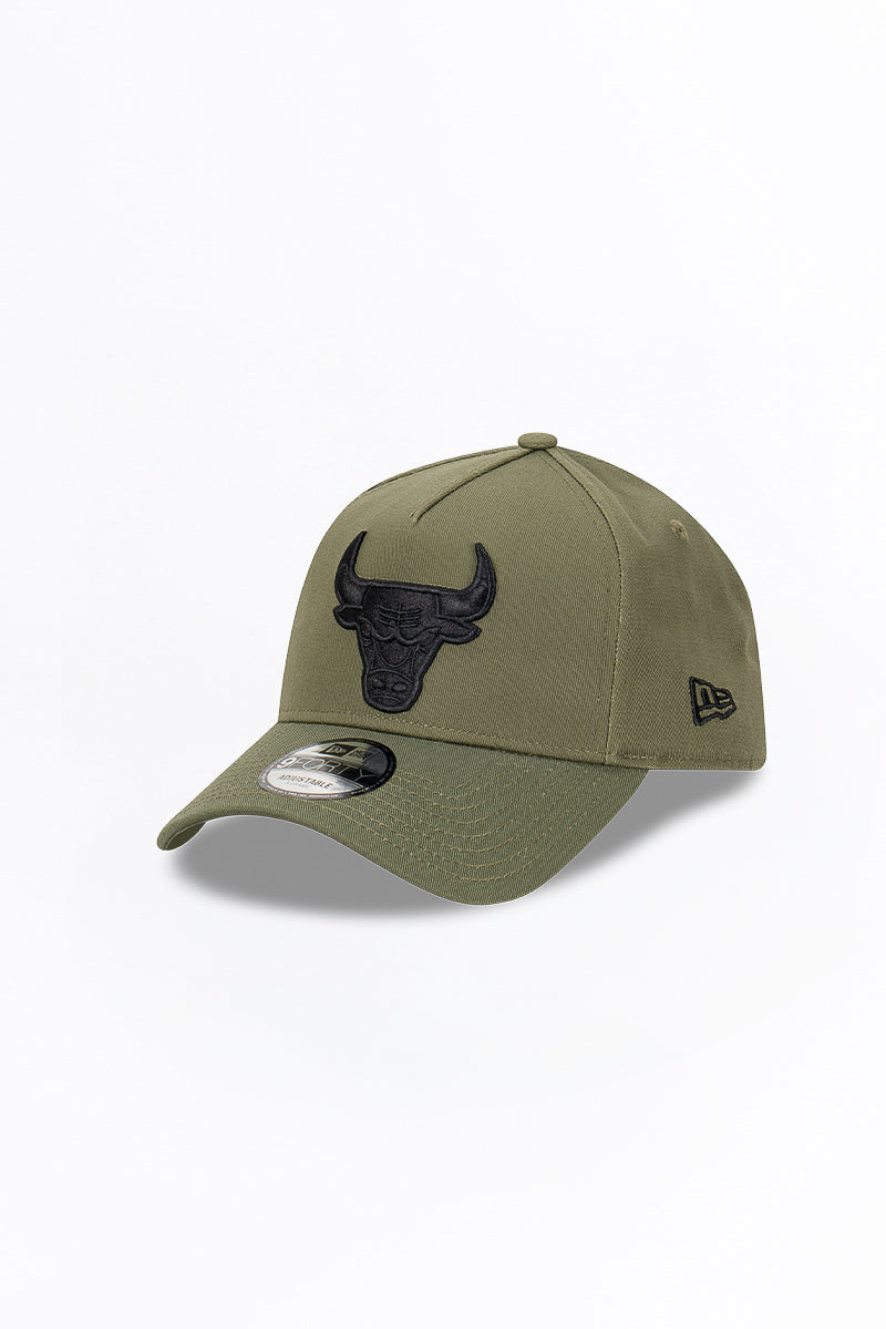 Chicago Bulls New Olive 9Forty A-Frame Snapback - Mens