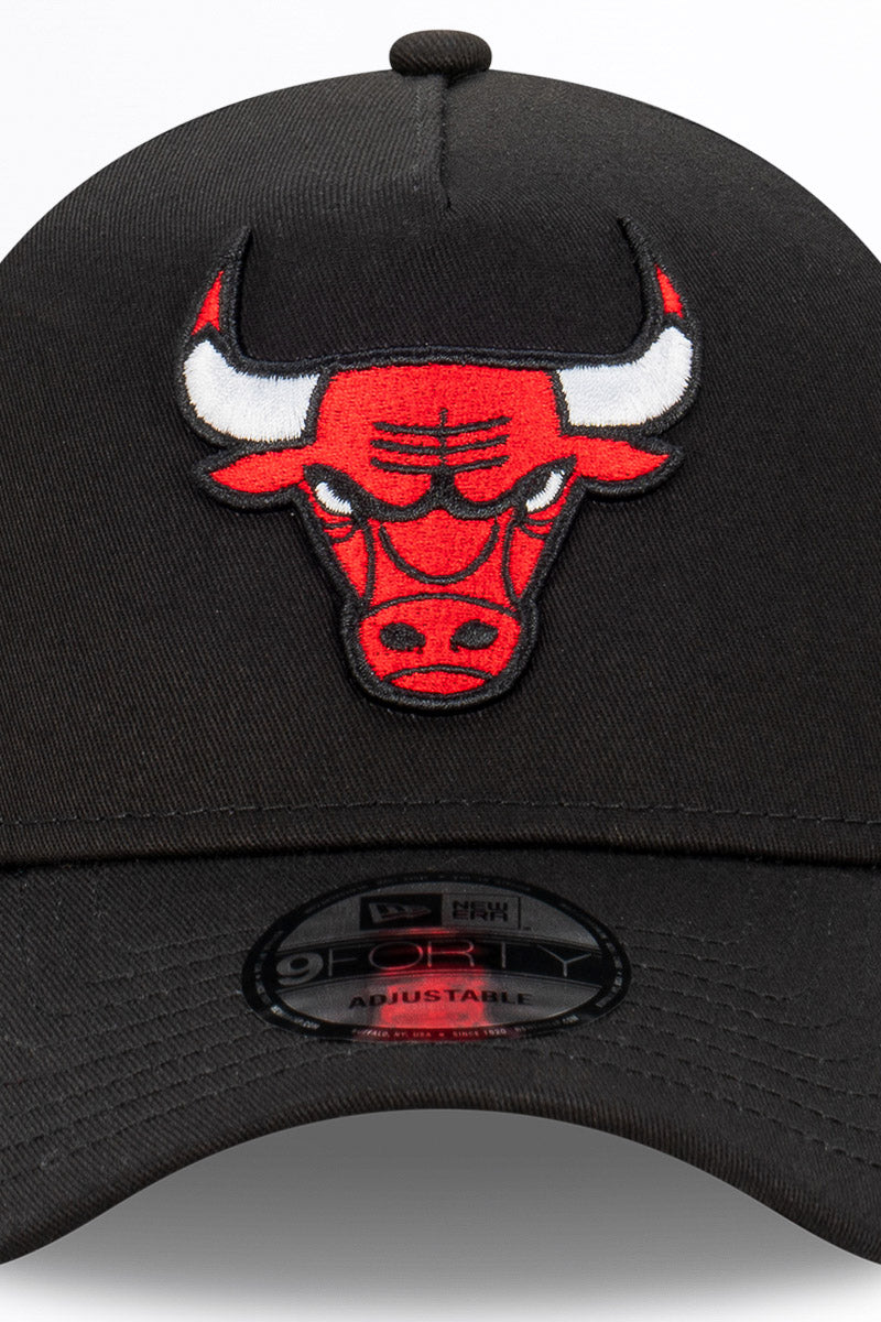 Chicago Bulls Core Black 9Forty A-Frame Snapback - Womens