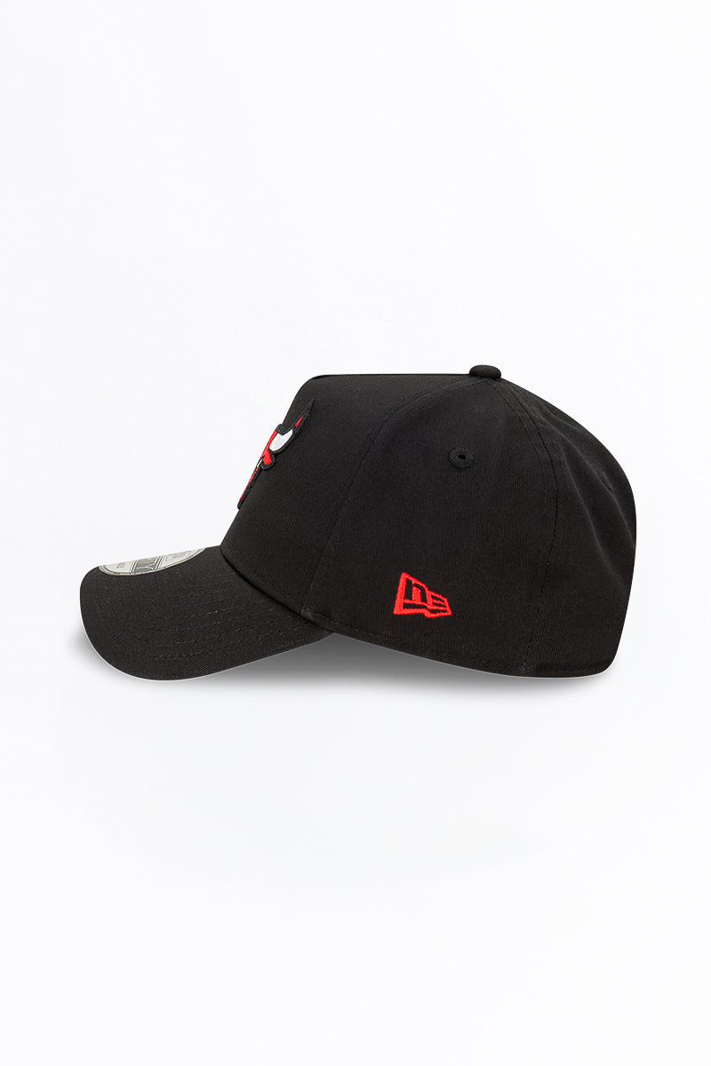 Chicago Bulls Core Black 9Forty A-Frame Snapback - Mens