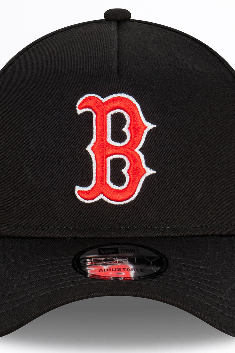 Boston Red Sox Core Black 9Forty A-Frame Snapback - Womens