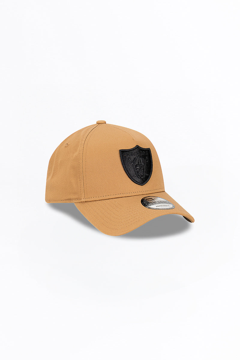 Las Vegas Raiders Wheat 9Forty A-Frame Snapback - Womens