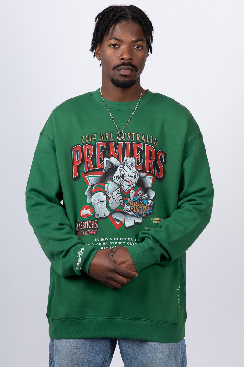 South Sydney Rabbitohs NRL 2014 Premiers Crew - Mens