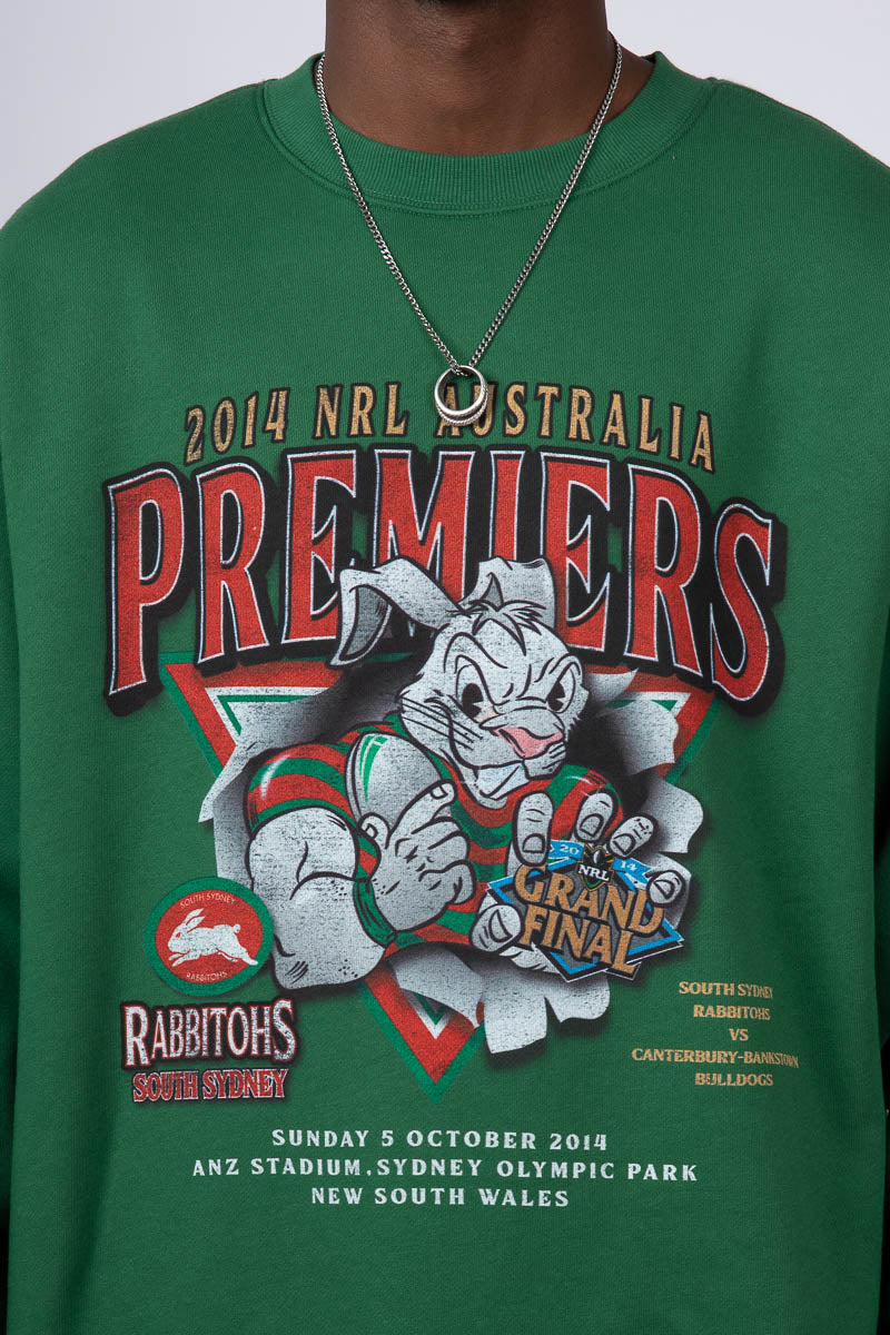 South Sydney Rabbitohs NRL 2014 Premiers Crew - Mens