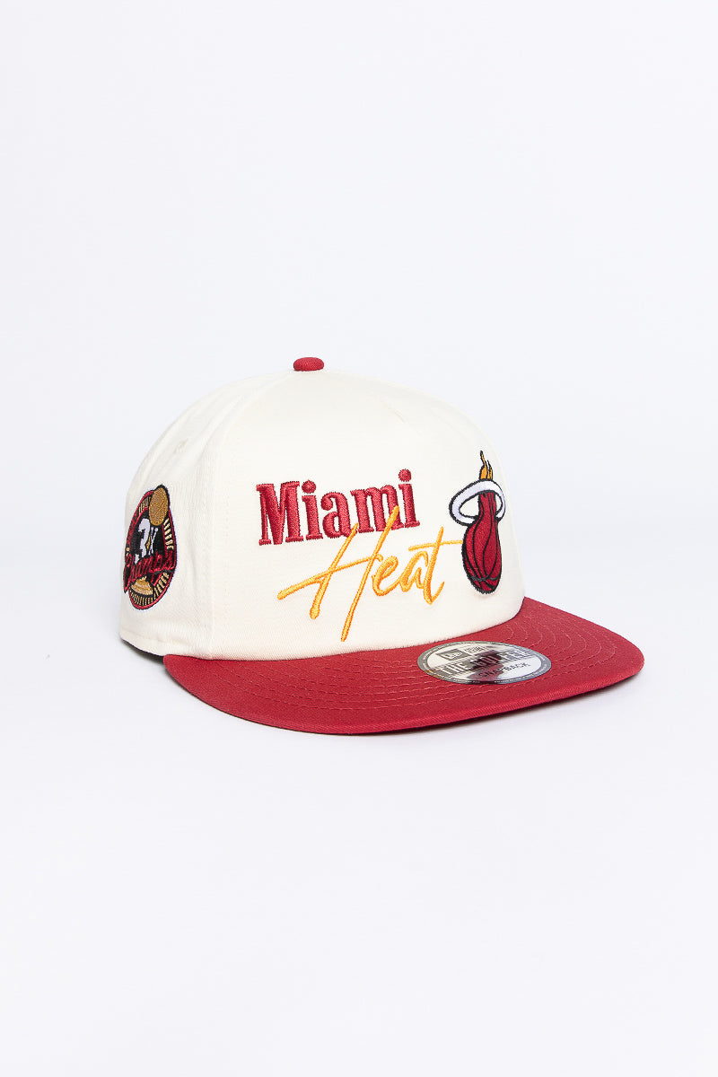 Miami Heat Multi Dunk Golfer A-Frame Snapback