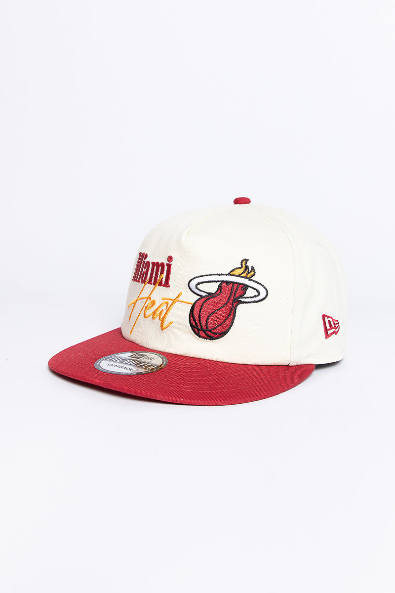 Miami Heat Multi Dunk Golfer A-Frame Snapback