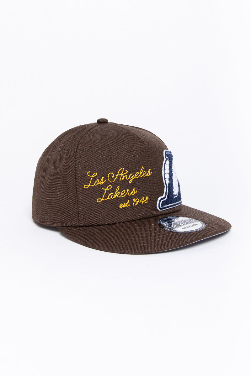 LA Lakers Letterman Golfer Snapback