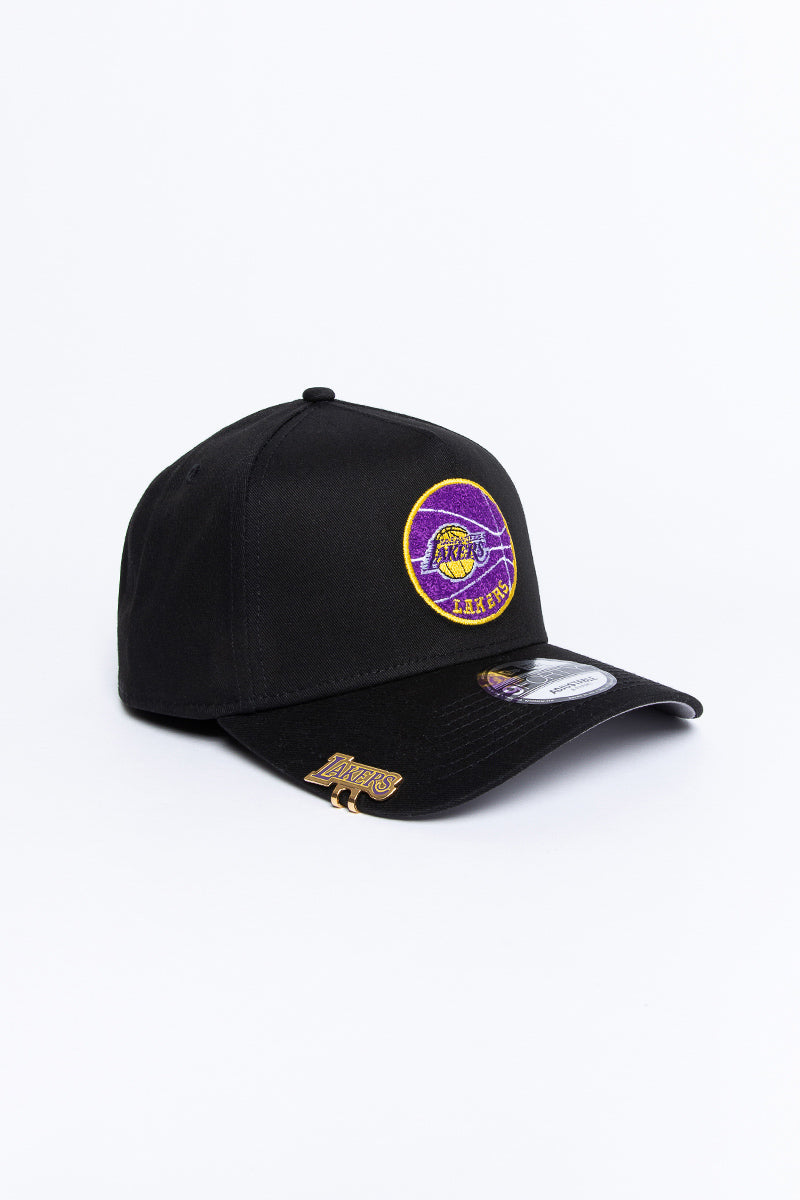 LA Lakers Chenille Patch 9Forty A-Frame Snapback