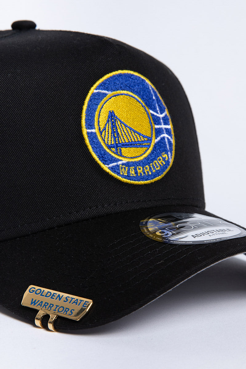 Golden State Warriors Chenille Patch 9Forty A-Frame Snapback