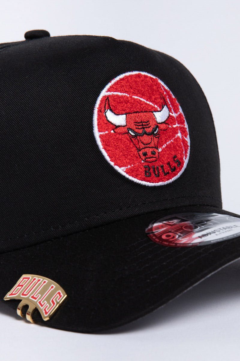 Chicago Bulls Chenille Patch 9Forty A-Frame Snapback