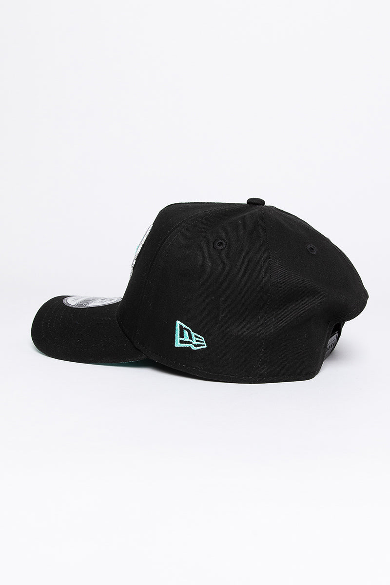 LA Dodgers Aqua Void 9Forty A-Frame Snapback - Mens