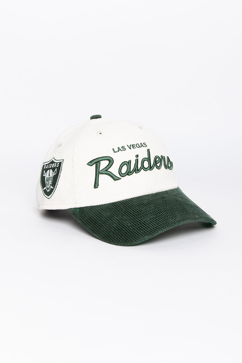 Las Vegas Raiders Cilantro Script Casual Classic Strapback