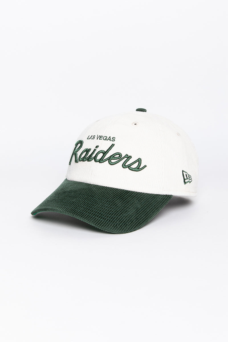 Las Vegas Raiders Cilantro Script Casual Classic Strapback
