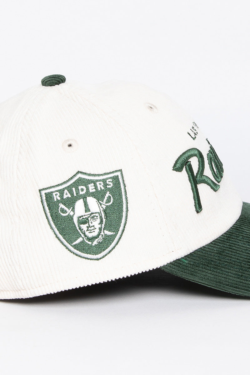 Las Vegas Raiders Cilantro Script Casual Classic Strapback