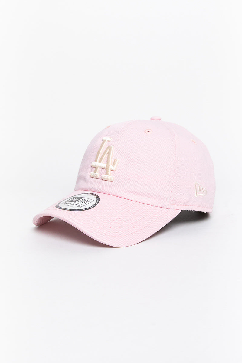 LA Dodgers Pink Gothic Script Casual Classic Cap