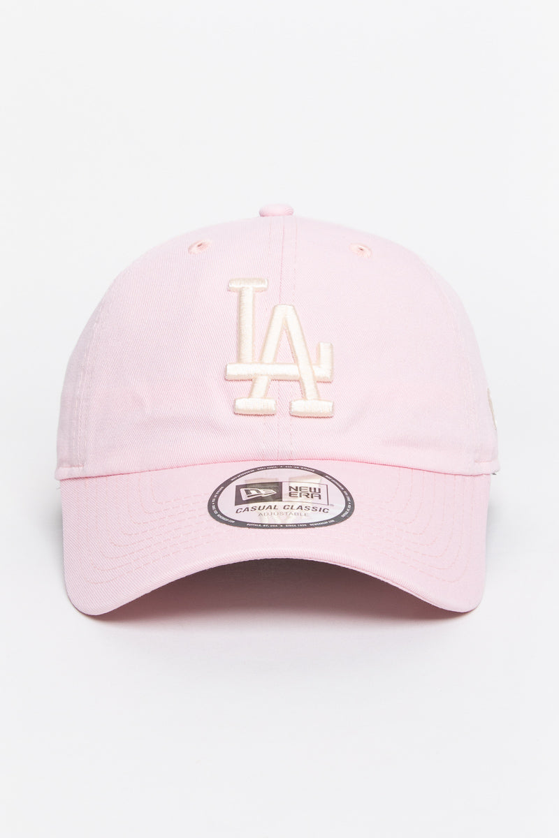 LA Dodgers Pink Gothic Script Casual Classic Cap