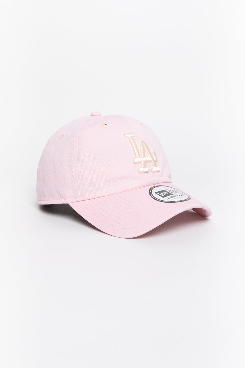 LA Dodgers Pink Gothic Script Casual Classic Cap