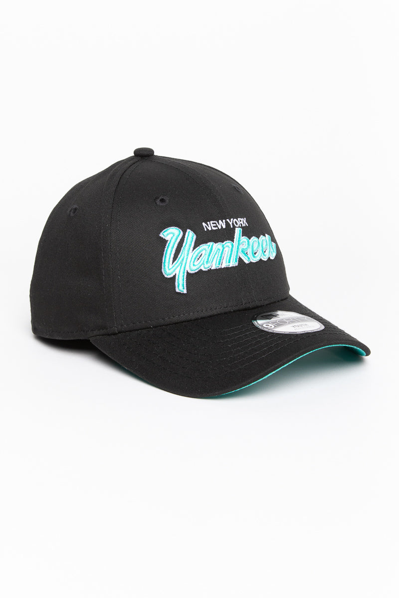 NY Yankees Turquoise Kids 9Forty A-Frame Snapback