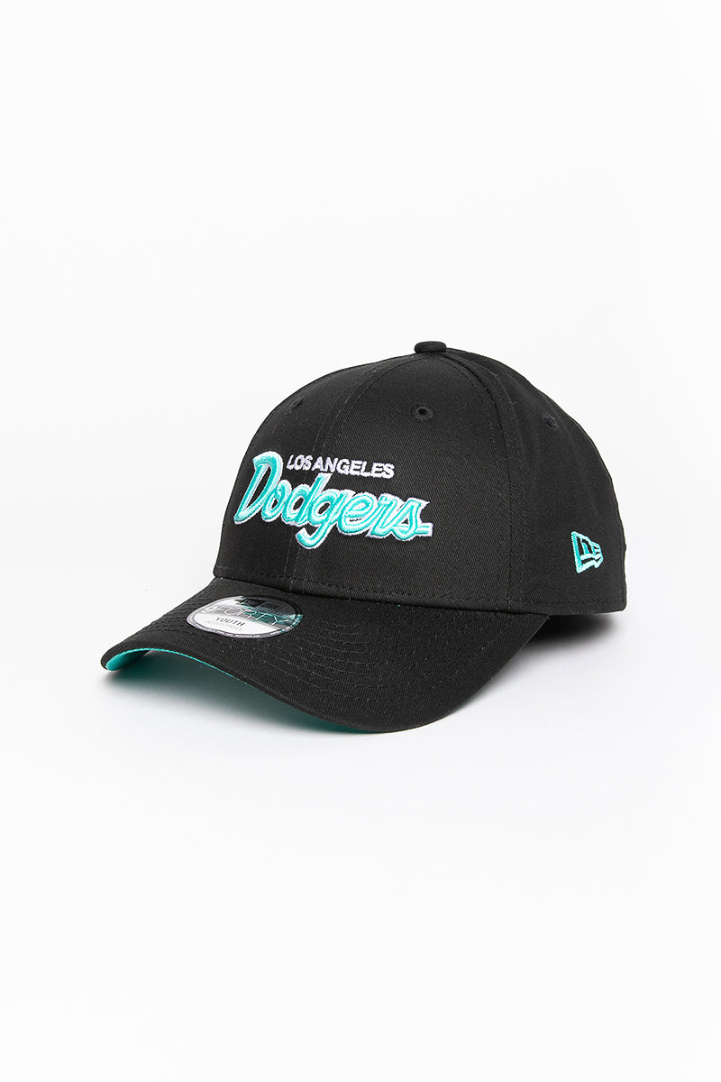 LA Dodgers Turquoise Kids 9Forty A-Frame Snapback
