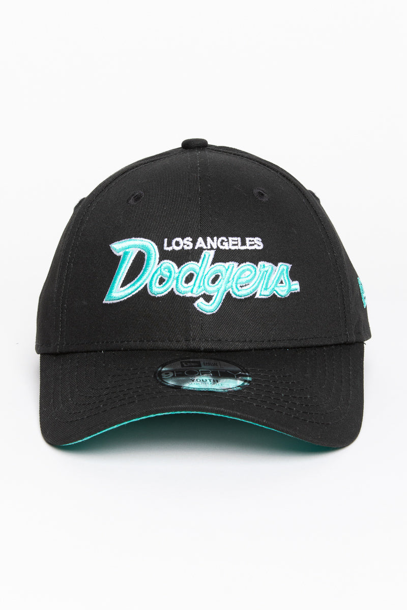 LA Dodgers Turquoise Kids 9Forty A-Frame Snapback