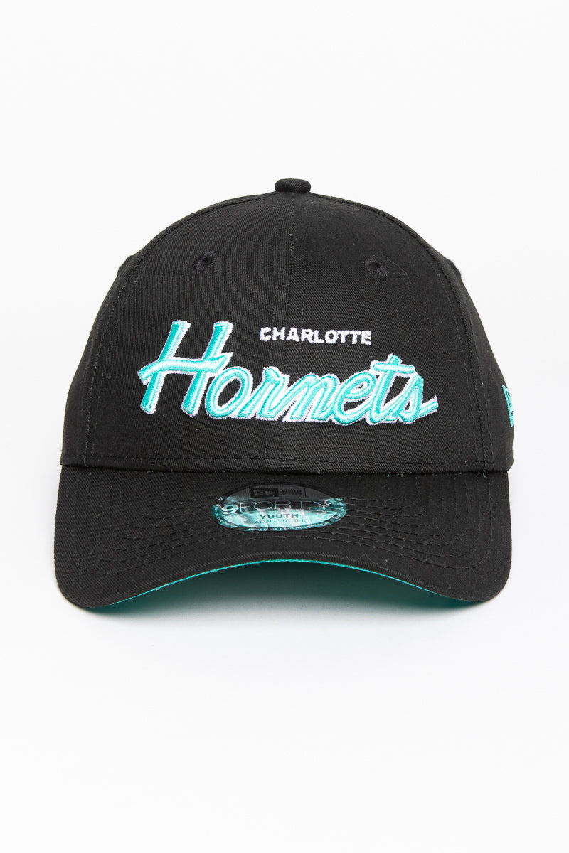 Charlotte Hornets Turquoise Kids 9Forty A-Frame Snapback