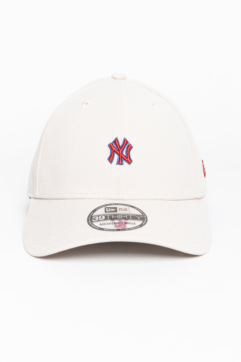 NY Yankees Stone Mini Logo 39Thirty Stretch Fit Cap