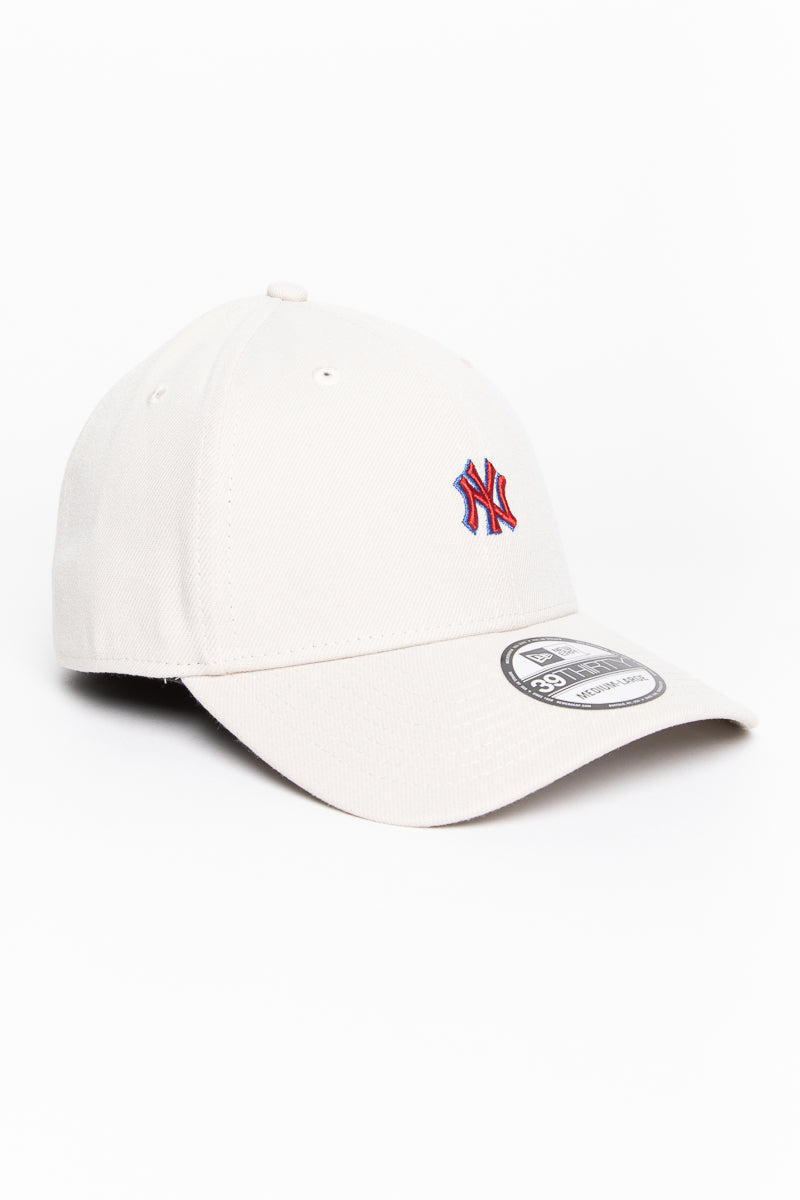 NY Yankees Stone Mini Logo 39Thirty Stretch Fit Cap