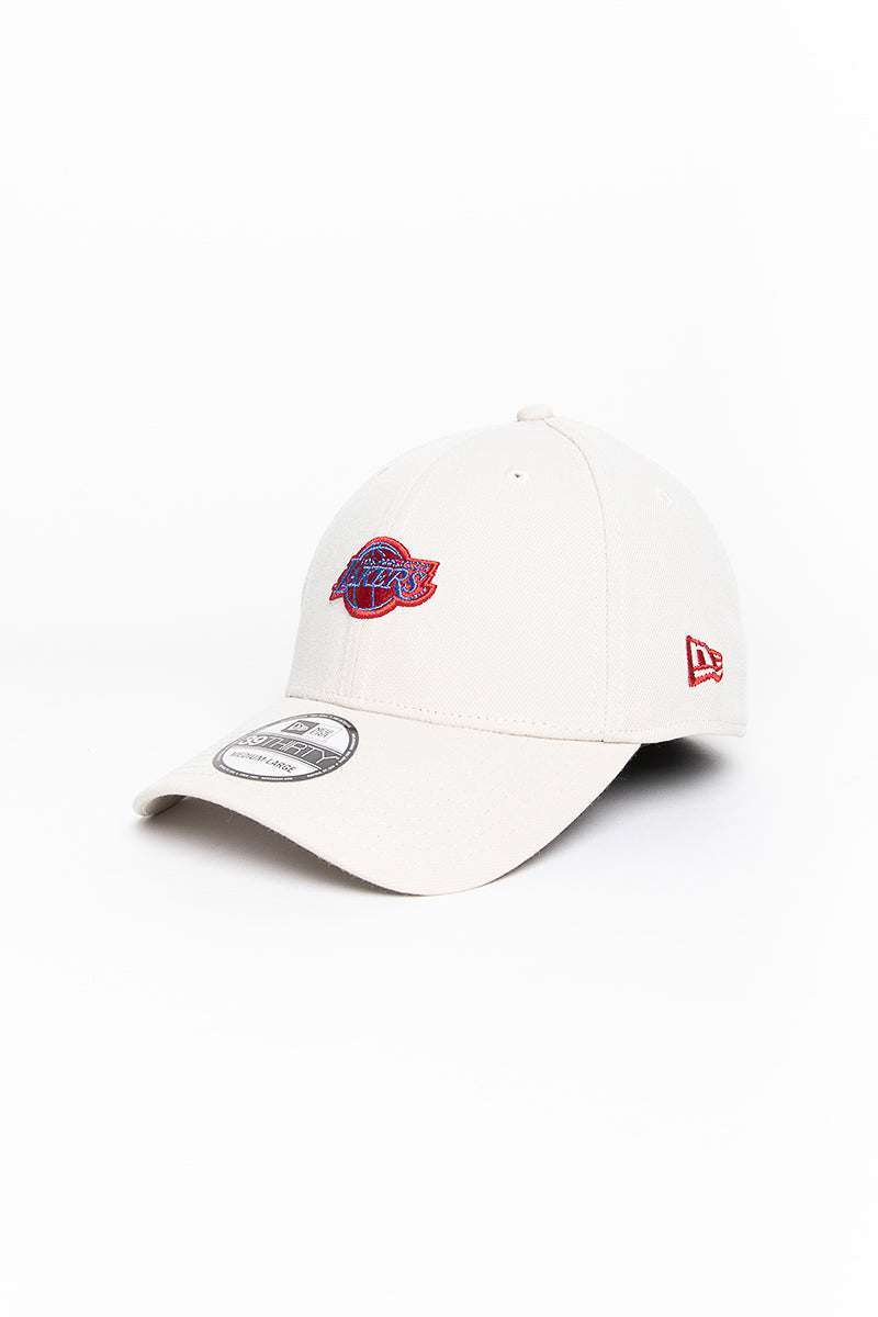 LA Lakers Stone Mini Logo 39Thirty Stretch Fit Cap