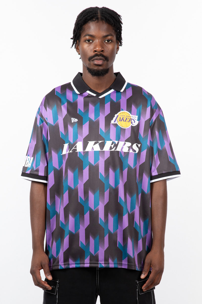 LA Lakers Soccer V-Neck Tee